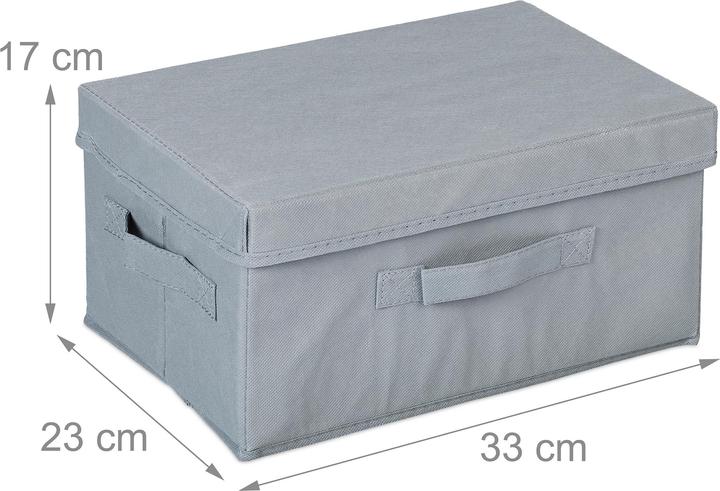 Produktbild Relaxdays 2x Aufbewahrungsbox (2 x)