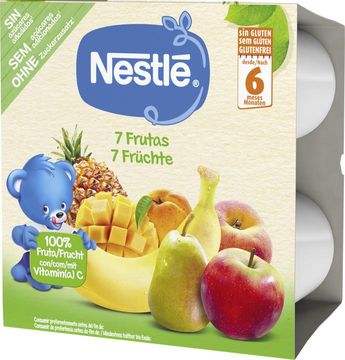 Image du produit Nestlé 7 fruits Compote, après 6 mois (400 g)