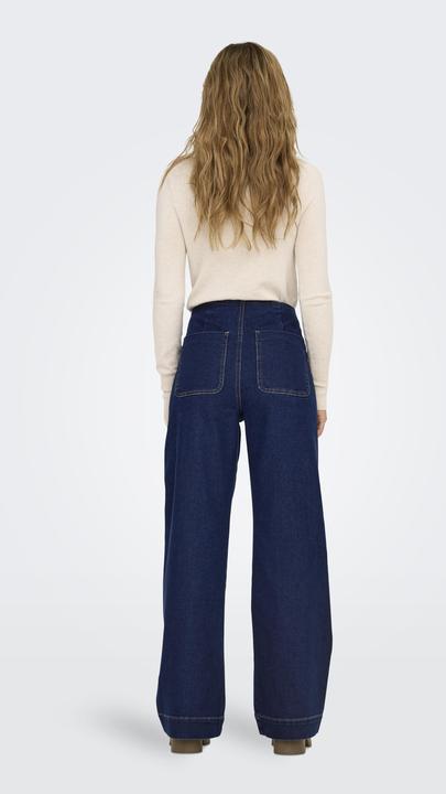 Actual product image Only ONLMADELINE Hohe Taille Weiter Beinschnitt Jeans Jeans mit weitem Bein (L)
