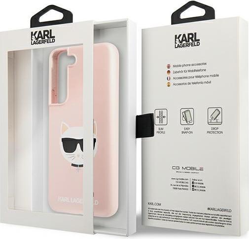 Produktbild Karl Lagerfeld KLHCS22MSLCHPI S22 + S906 hard case, pink (Samsung Galaxy S22+)