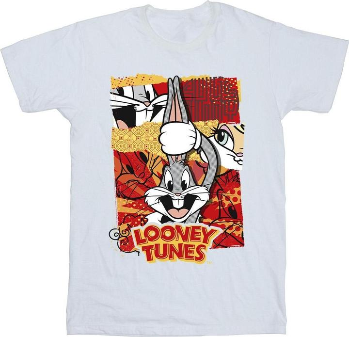 Looney Tunes Bugs Rabbit Comic New Year TShirt Jungen