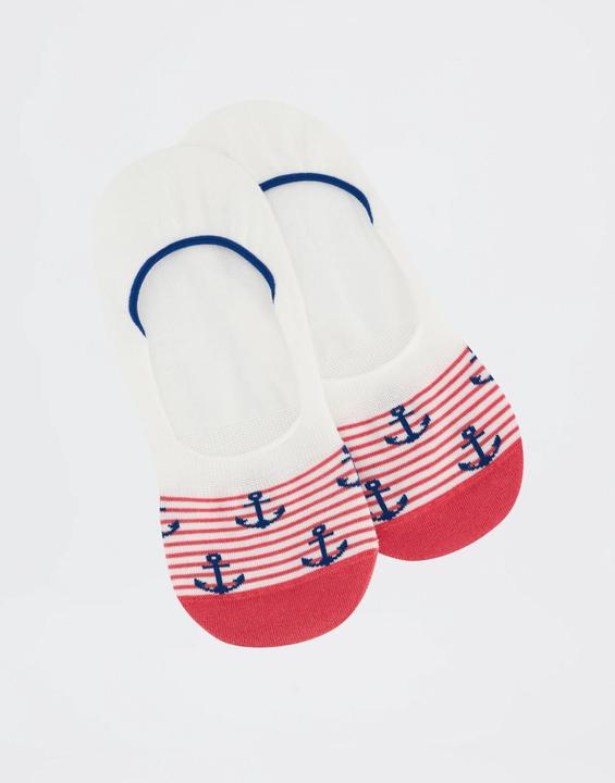 Actual product image DillySocks Socks "Invisibles" red striped (Single pack, 39 - 42)