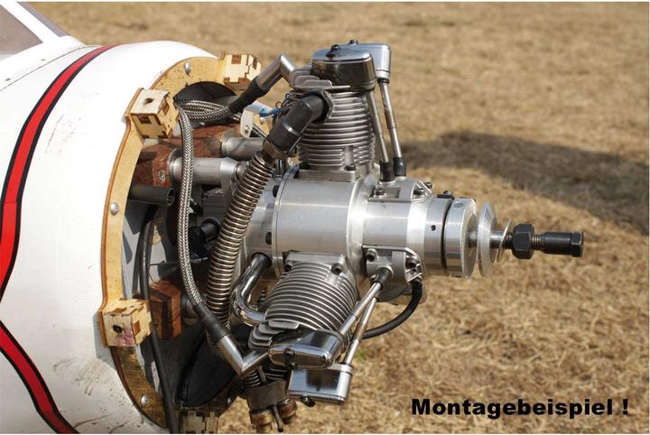 Actual product image Saito FG-60R3 Petrol radial engine
