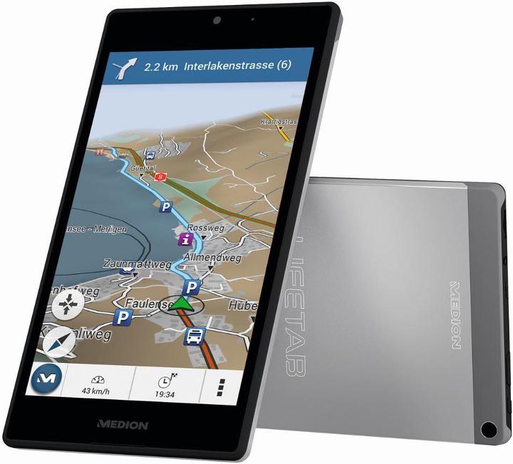Produktbild Medion LIFETAB P7331 & Navigation (7", 8 GB, Schwarz)