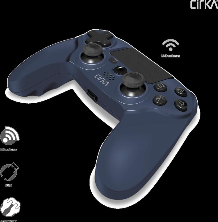 Image du produit Hyperkin Manette sans fil Nuforce - PS4/ PC/ Mac (Bleu Twilight) (PS4, PC)