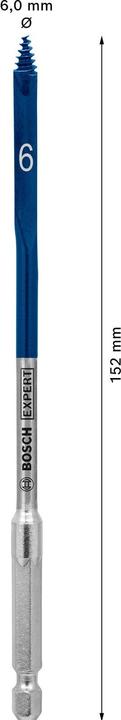 Actual product image Bosch Professional Zubehör Expert Self Cut Speed Flachfräsbohrer (6.00 millimetre)