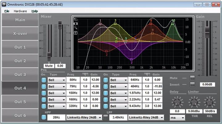 Image du produit Omnitronic DXO-26E (Studio et mixeur live)