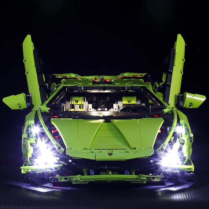 Actual product image BrickBling LED light set for LEGO Lamborghini Sián FKP 37 (42115) incl. remote control