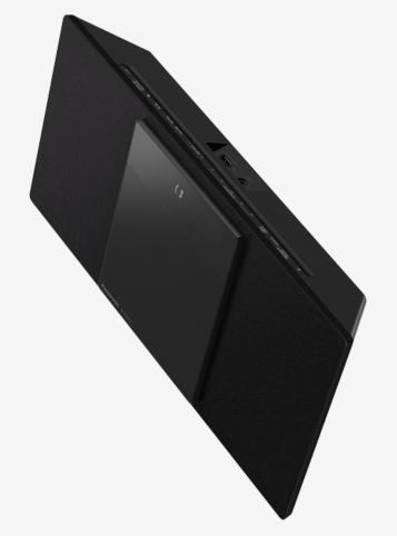 Image du produit Panasonic Chaine tout en un 40W, NoireChaine tout en un vertical, Ra (Bluetooth, Lecteur de CD, 2x 20 W)