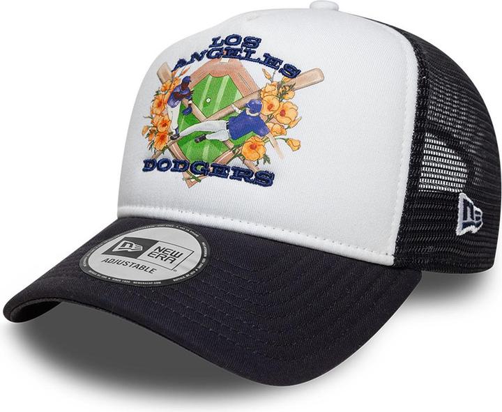 Produktbild New Era A-Frame Mesh Trucker Cap Graphic Los Angeles Dodgers (One Size)