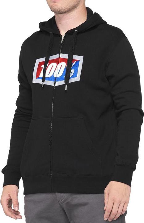 Immagine prodotto 100% Felpa con cappuccio Zip ufficiale (M)