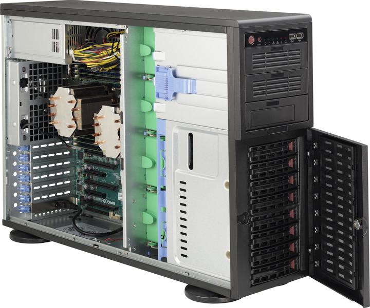 Produktbild Supermicro SC743 AC-668B - Tower - 4U - Erweitertes ATX
