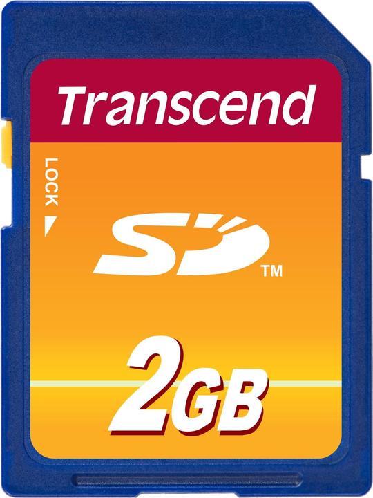 Transcend SD Secure Digital Card (2 GB, SD)
