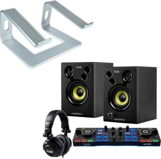 Produktbild Hercules DJ Starter Kit DJ Set mit Ständer Silber