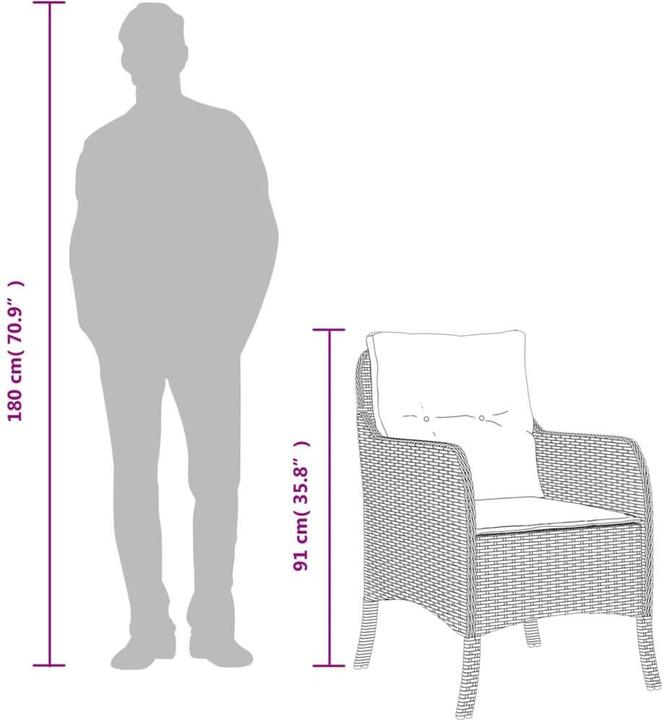 Produktbild VidaXL Parrnell (80 cm)