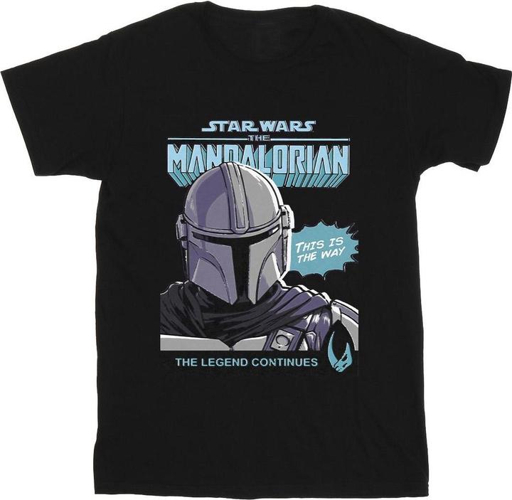 Star Wars Mando Comic Cover TShirt Jungen