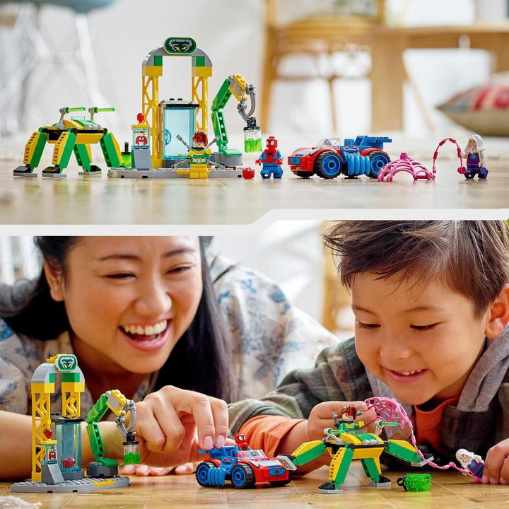 Actual product image LEGO Spider-Man in Doc Ock's lab (10783, LEGO Marvel)