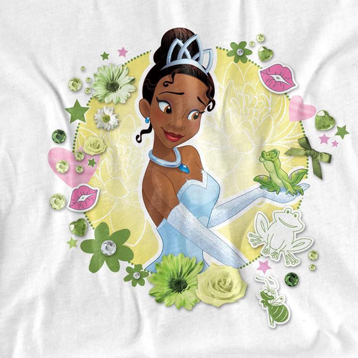 Immagine prodotto Disney Princess Maglietta Tiana e il Principe Naveen Adulto Unisex (L)