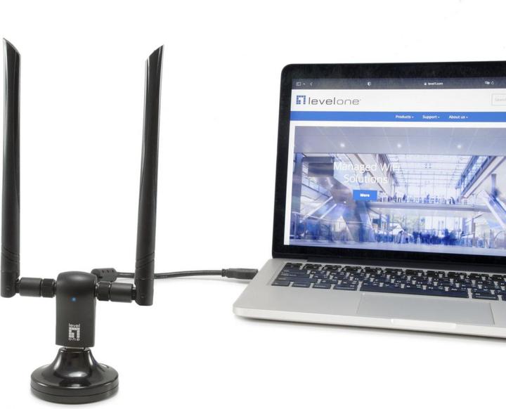 Produktbild LevelOne WUA-1810E Netzwerkadapter (USB)