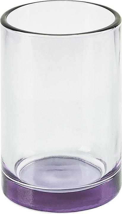 Produktbild Beliani Badezimmer Set 4-teilig Glas violett TELMA