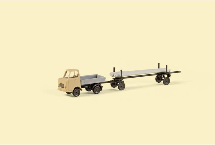 Produktbild Auhagen 44658 N Multicar M22 Pritsche mit Langmaterialanhänger