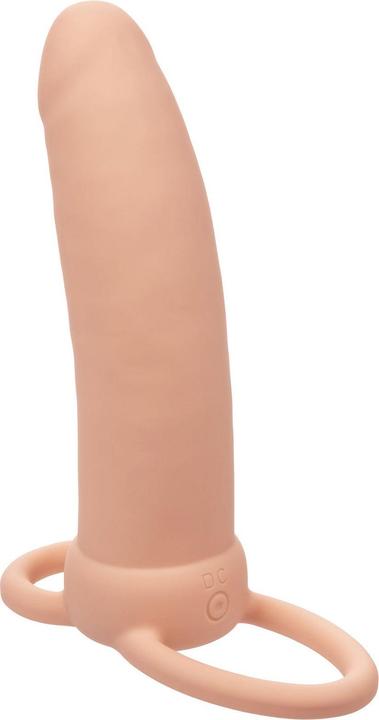 Actual product image CalExotics Maxx Thick Dual Penetrator 10 Vibrations Meat
