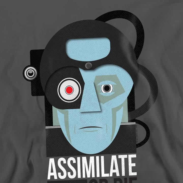 Immagine prodotto Assimilate or Die Felpa Adulto Unisex (L)