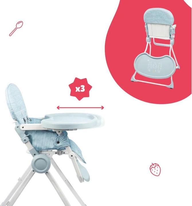 Actual product image Badabulle Ultra Compact High Chair (Highchair)