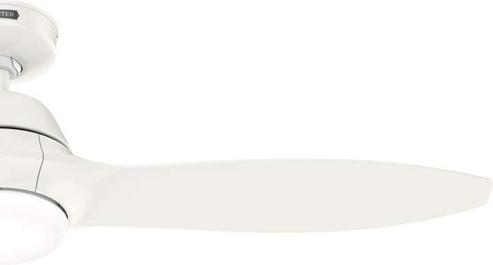 Produktbild Hunter Fans DC Deckenventilator Calabasas Weiss mit LED (40 dB)