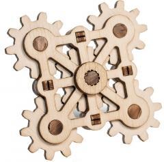 Eco Wood Art EWA Wooden 3D Puzzle Mini Twister (18 pieces)