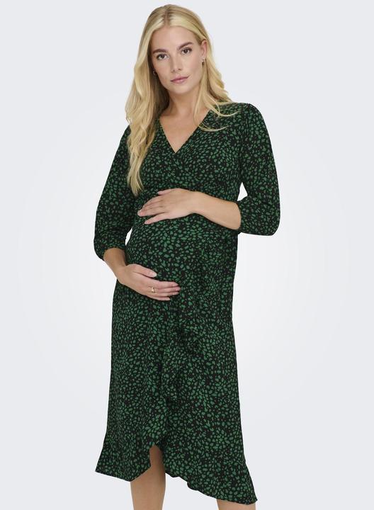 Actual product image Only Maternity Mum Wrap Midi Dress (S)