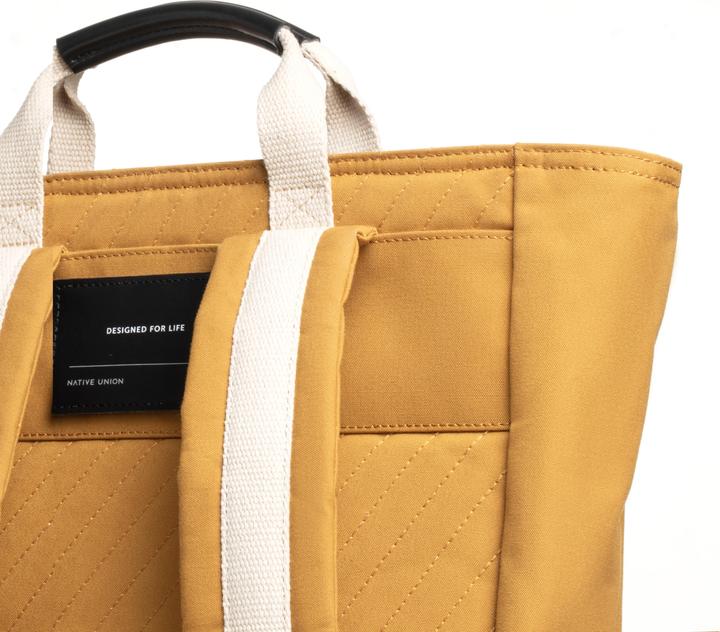 Actual product image Native Union W.F.A Backpack, mustard yellow (20 l)