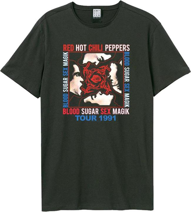 Amplified Erwachsene 91 Tour Red Hot Chili Peppers TShirt