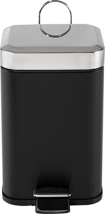 Produktbild HTI-Living Treteimer eckig Jannik 3 Liter Schwarz Silber (3 l)
