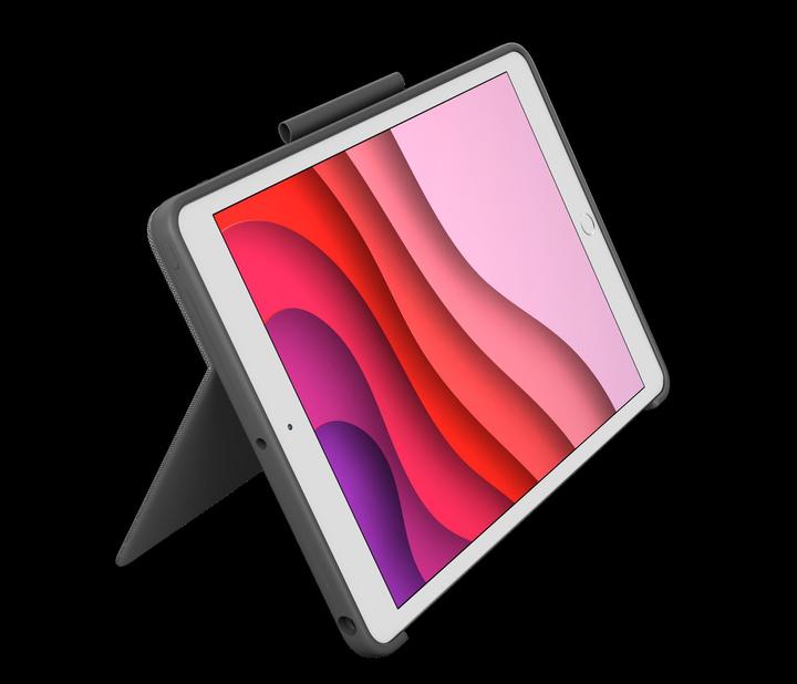 Actual product image Logitech Combo Touch (CH, iPad 2019 (7th gene), iPad 2020 (8. Gen), iPad 2021 (9th Gen))