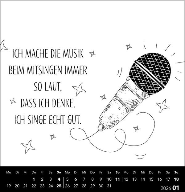 Produktbild Visual Words Black 2026 (Deutsch)