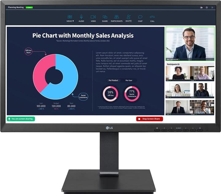 Produktbild LG 24BP750C-B (1920 x 1080 Pixel, 24")
