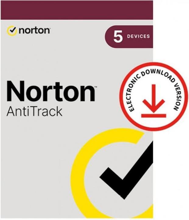 Produktbild Norton AntiTrack (5 User, 5 Geräte/User, 12 Monate)
