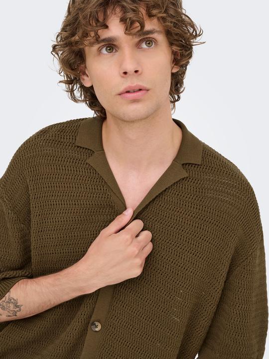 Immagine prodotto Only & Sons ONSTHIAGO Gestricktes Polo-Hemd Polo (L)