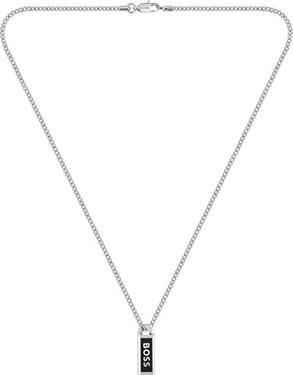 Immagine prodotto Hugo Boss Men's Steel Necklace Kassy Emblem 1580677
