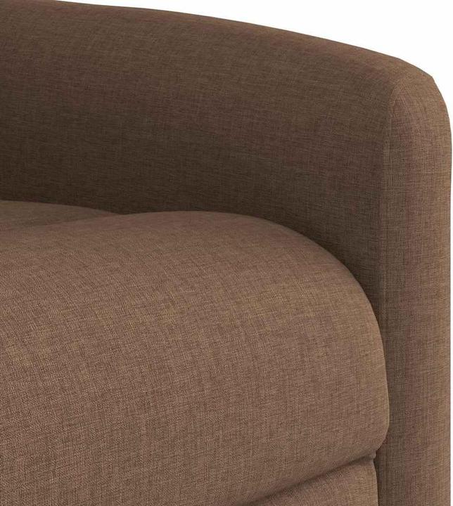 Immagine prodotto VidaXL Poltrona massaggiante con ausilio stand-up in tessuto marrone
