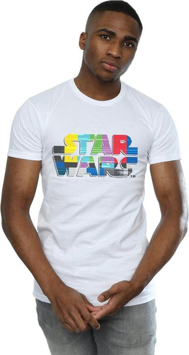 Actual product image Star Wars Mens Test Card Logo T-Shirt (S)