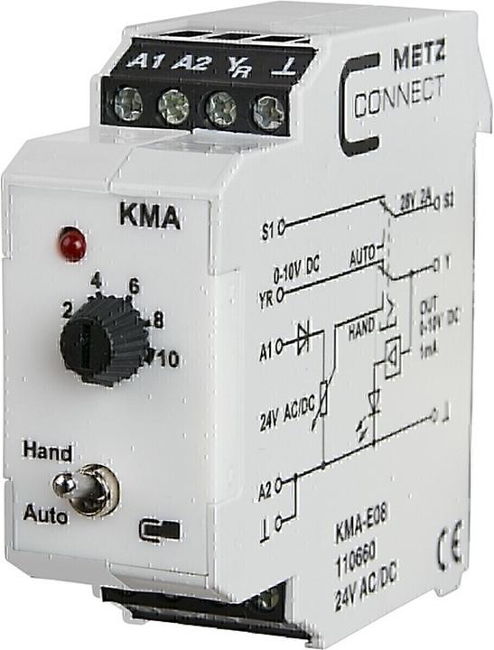 Actual product image Metz Connect KMA-E08 Power Relay White