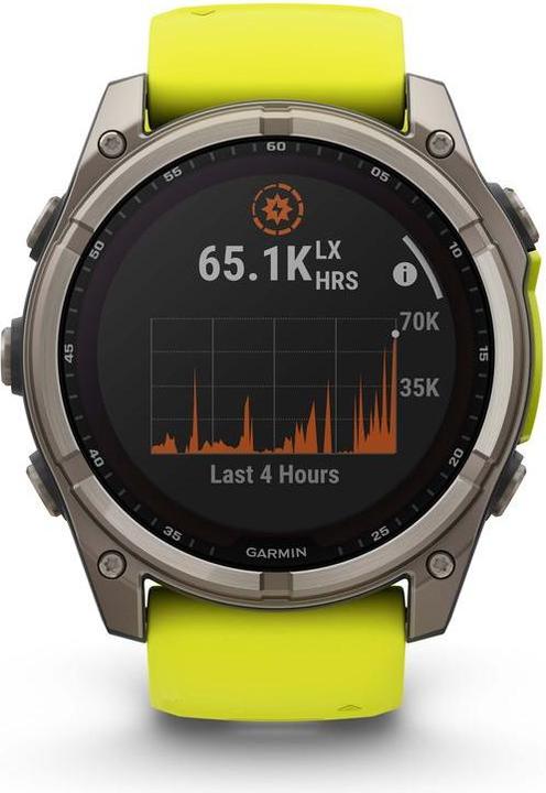 Actual product image Garmin Fenix 8 Solar Sapphire Titanium (51 mm)