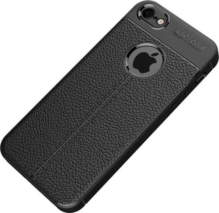 Produktbild König Design Apple iPhone 5 / 5s / SE Handy Hülle Schutz Case Back Cover Silikon Etui Schwarz (Apple iPhone 5)
