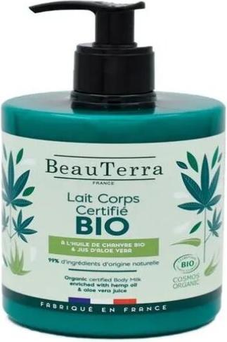 Image du produit BeauTerra Lait corporel Chanvre & Aloe Vera Bio Fl 500 ml (Lait pour le corps, 500 ml)