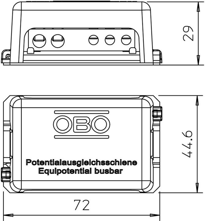 Produktbild OBO Bettermann Potentialausgl.schiene
