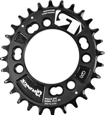 Rotor Kettenblatt QX1 MTB, 4-Arm, Q-Rings, 76 mm Lochkreis (4)