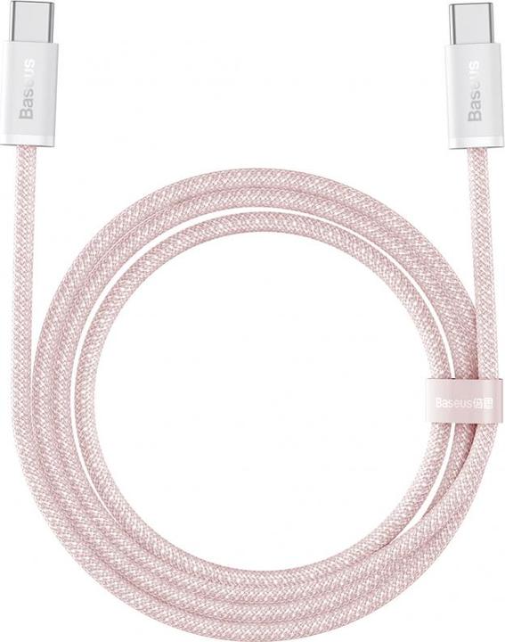 Produktbild Baseus USB-C to USB-C Dynamic 3 Series, 100W, 5A, 2m, Pink (2 m, USB 3.0, 100 W)