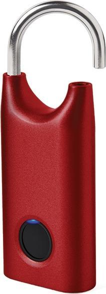 Actual product image Lexon Nomaday Kłódka na odcisk palca ciemnoczerwony/dark red LL128DR